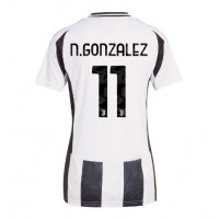 Maglia Calcio Juventus Nicolas Gonzalez #11 Prima Divisa Donna 2024-25 Manica Corta